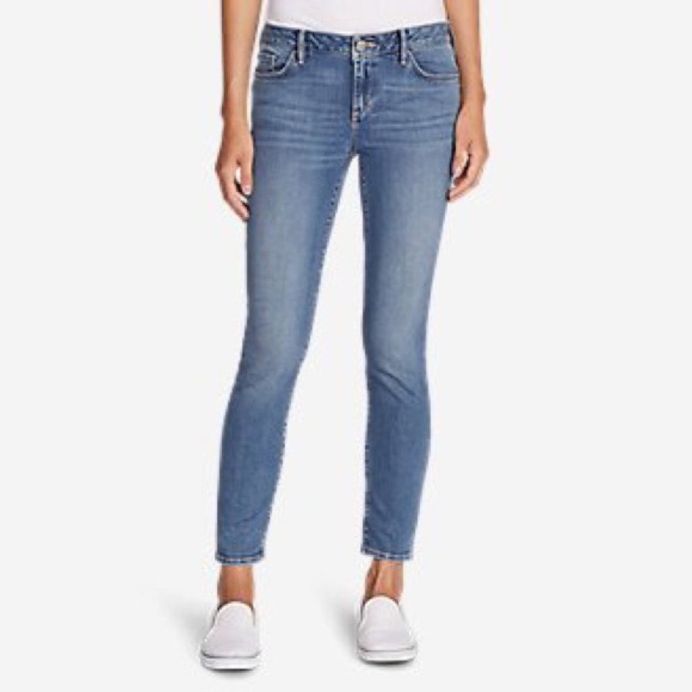 Eddie Bauer Slightly Curvy Skinny Jean Womens 8